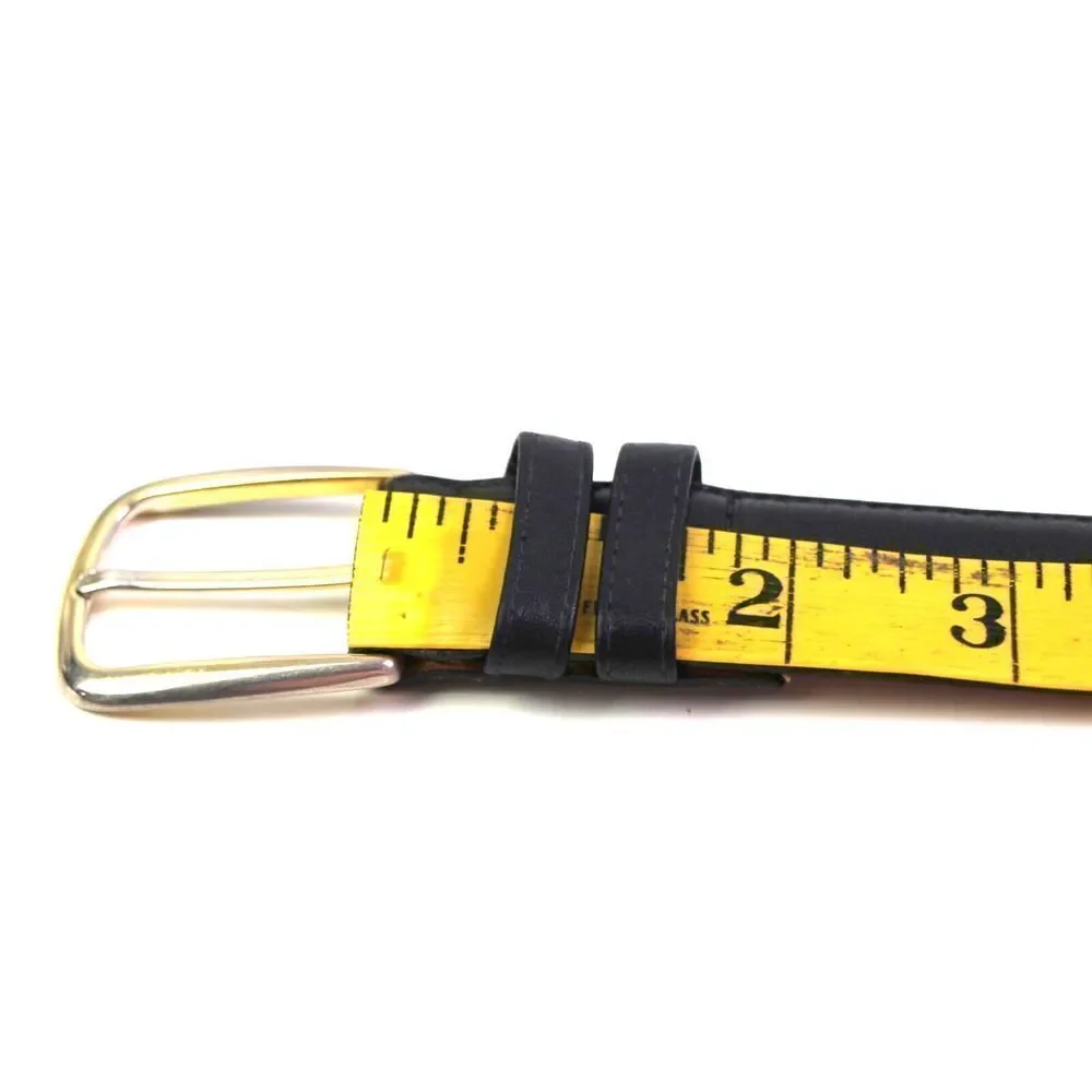 Reed St. James BLACK GENUINE LEATHER 1 1/8